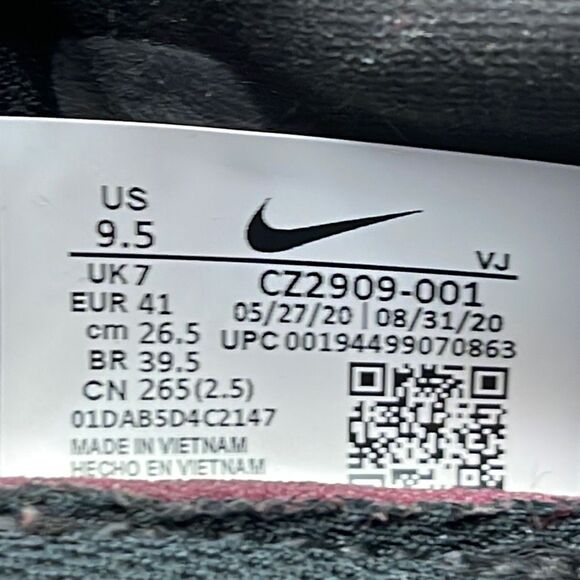 Nike Zoom Double Stacked Triple Black Running Shoes CZ2909-001 Women’s Size 9.5 - Picture 11 of 12